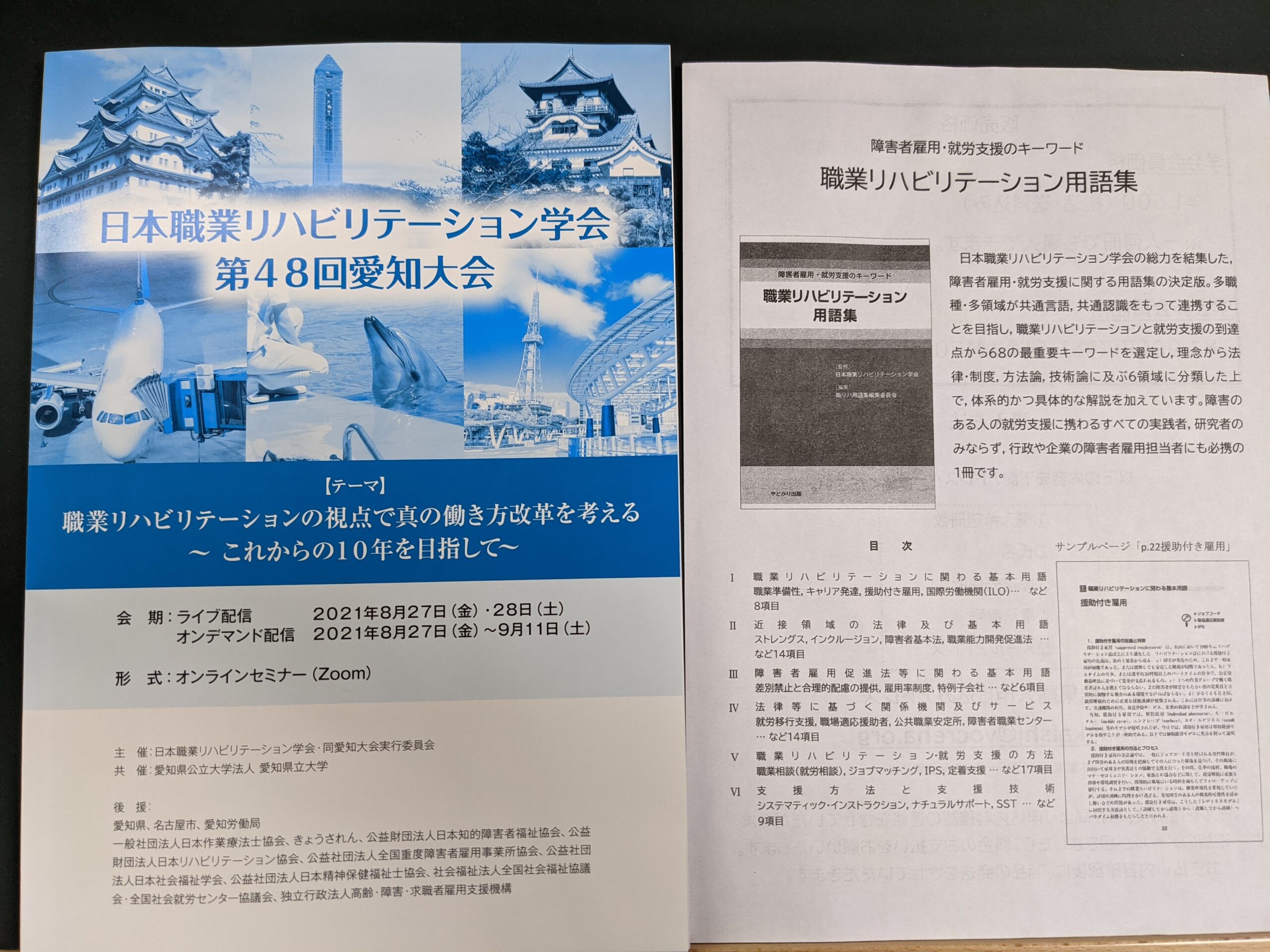 東京パラリンピック開会と職リハ学会大会